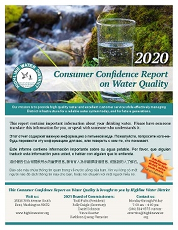 Consumer Confidence Report 2020